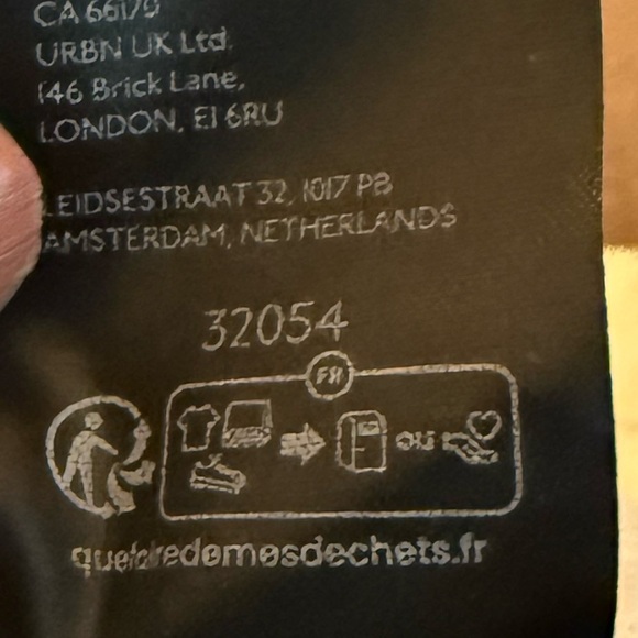 BDG RAE CARPENTER CARGO URBAN OUTFITTERS WHITE BAGGY WIDE LEG SIZE 29 - Picture 10 of 11